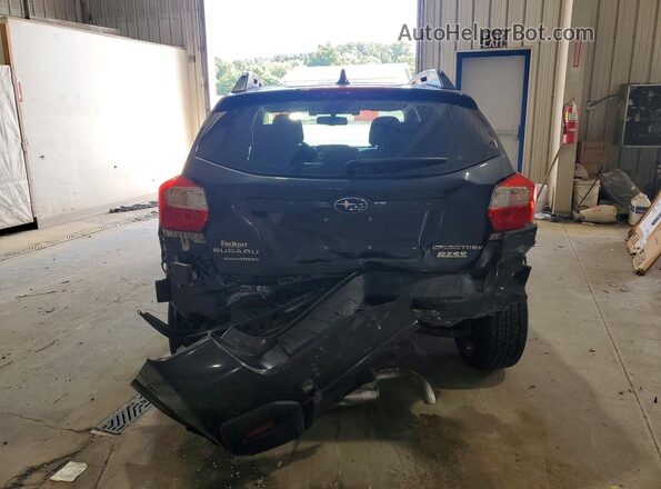 JF2GPADC8G8257196 2016 SUBARU CROSSTREK Black უკანა ხედი