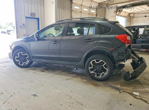 JF2GPADC8G8257196 2016 SUBARU CROSSTREK Black უკანა მარცხენა