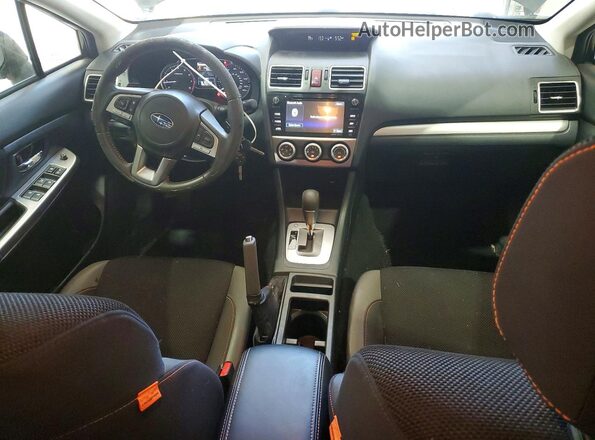 JF2GPADC8G8257196 2016 SUBARU CROSSTREK Black წინა პანელის ხედი