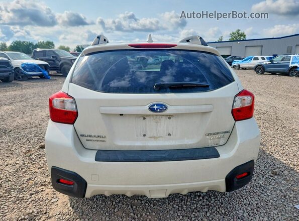 JF2GPADC8H8256387 2017 SUBARU CROSSTREK White Widok z tyłu