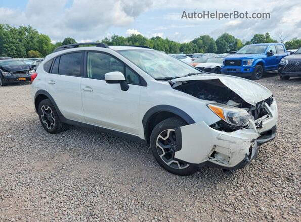JF2GPADC8H8256387 2017 SUBARU CROSSTREK White Przód prawy