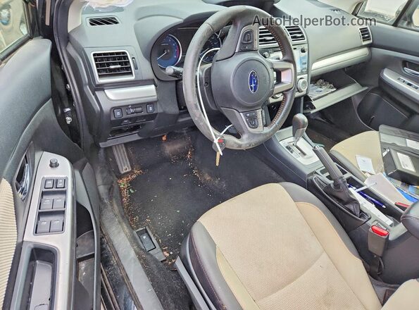 JF2GPADC9H8257189 2017 SUBARU CROSSTREK Black Widok deski rozdzielczej
