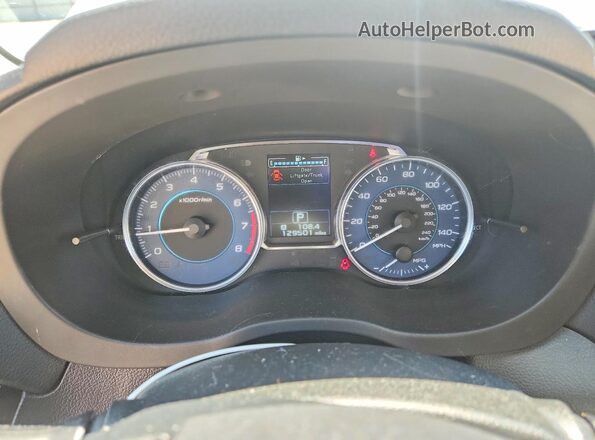 JF2GPAKC1GH281827 2016 SUBARU CROSSTREK White Instrument cluster view