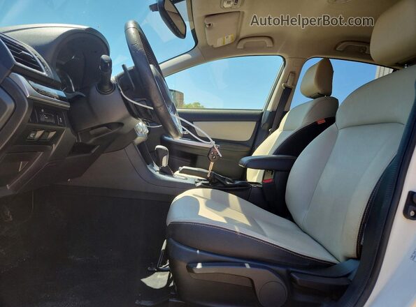JF2GPAKC1GH281827 2016 SUBARU CROSSTREK White Front interior view