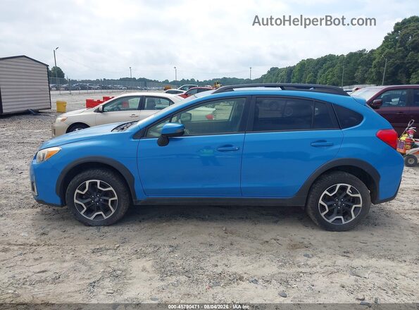 JF2GPAKC1GH319430 2016 SUBARU CROSSTREK Blue Սալոնի 360 աստիճան տեսք