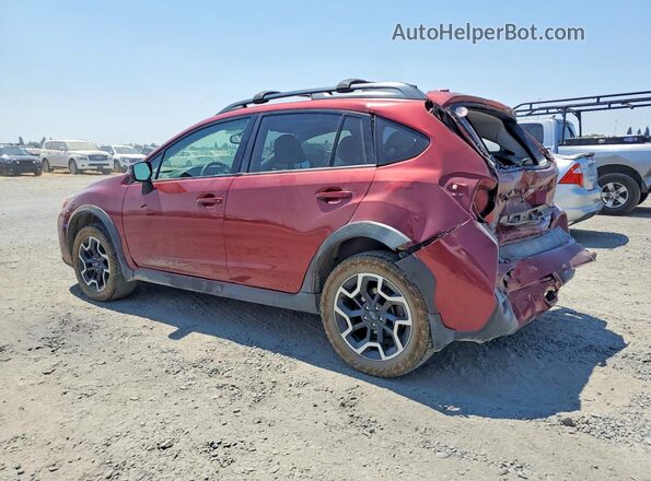 JF2GPAKC2G8212113 2016 SUBARU CROSSTREK Burgundy უკანა მარცხენა