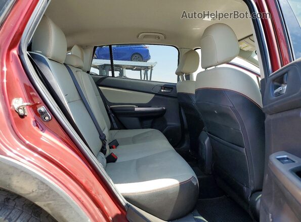 JF2GPAKC2G8212113 2016 SUBARU CROSSTREK Burgundy უკანა სალონის ხედი