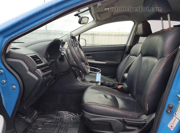 JF2GPAKC2GH341758 2016 SUBARU CROSSTREK Blue Widok wnętrza z przodu