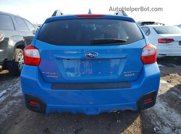 JF2GPAKC2GH341758 2016 SUBARU CROSSTREK Blue Widok z tyłu