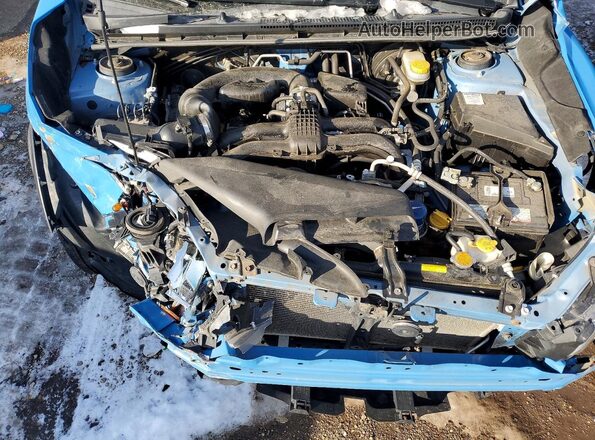 JF2GPAKC2GH341758 2016 SUBARU CROSSTREK Blue Widok wnętrza z tyłu