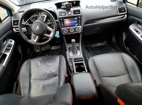 JF2GPAKC2GH341758 2016 SUBARU CROSSTREK Blue Widok deski rozdzielczej