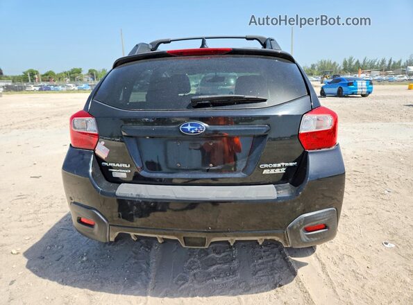 JF2GPAKC2HH230998 2017 SUBARU CROSSTREK Black Հետևի տեսք