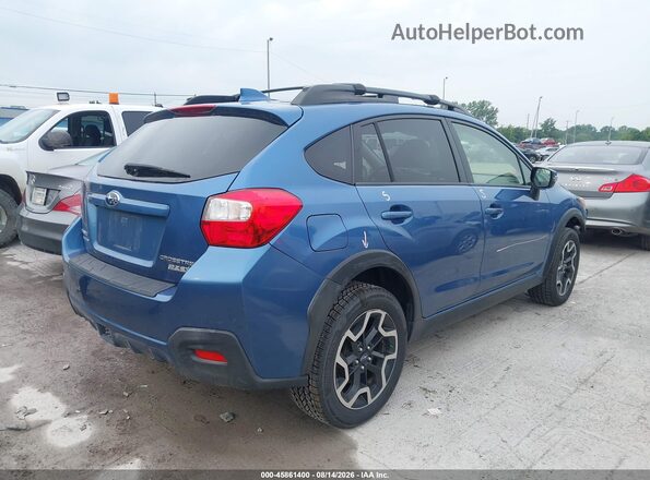 JF2GPAKC4H8216200 2017 SUBARU CROSSTREK Синий Задняя правая четверть