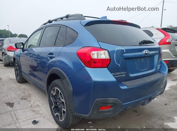 JF2GPAKC4H8216200 2017 SUBARU CROSSTREK Синий Задняя левая четверть