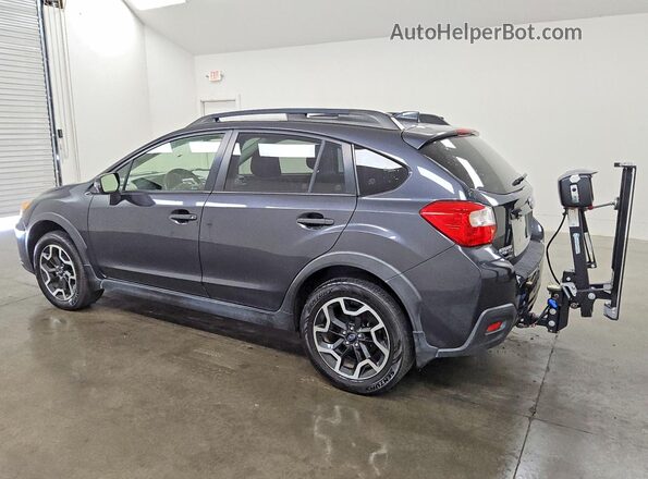 JF2GPAKC4H8234020 2017 SUBARU CROSSTREK Gray Trasero izquierdo