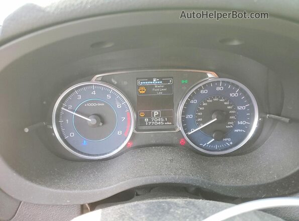 JF2GPAKC7HH226574 2017 SUBARU CROSSTREK Beige Vista del cuadro de instrumentos