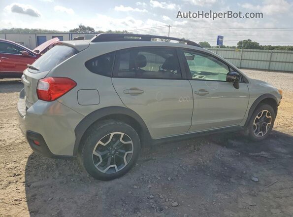 JF2GPAKC7HH226574 2017 SUBARU CROSSTREK Beige Trasero derecho