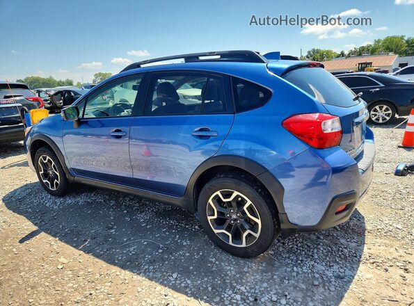 JF2GPAKC9GH319420 2016 SUBARU CROSSTREK Blue Задня ліва чверть