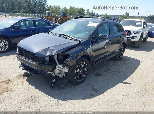JF2GPAKC9GH341241 2016 SUBARU CROSSTREK Black წინა მარცხენა ხედი სამი მეოთხედიდან