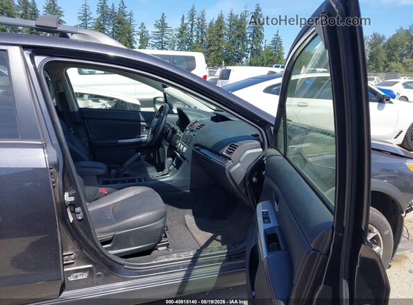 JF2GPAKC9GH341241 2016 SUBARU CROSSTREK Black წინა სალონის ხედი