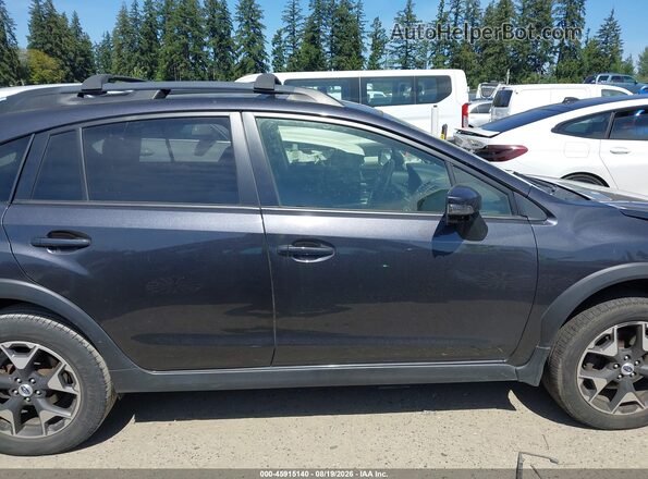 JF2GPAKC9GH341241 2016 SUBARU CROSSTREK Black სალონის 360-გრადუსიანი ხედი