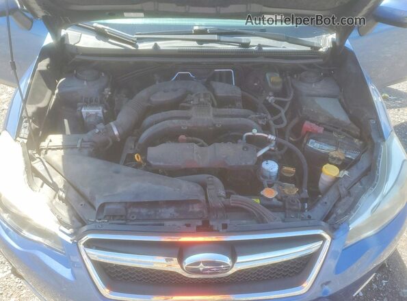 JF2GPAKCXG8217818 2016 SUBARU CROSSTREK Blue ძრავის განყოფილების ხედი