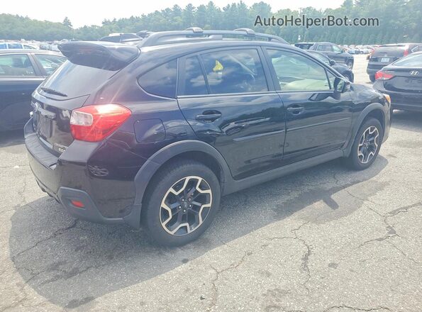 JF2GPALC0GH307283 2016 SUBARU CROSSTREK Черный Задняя правая четверть