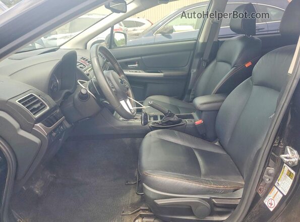 JF2GPALC0GH307283 2016 SUBARU CROSSTREK Черный Вид салона спереди
