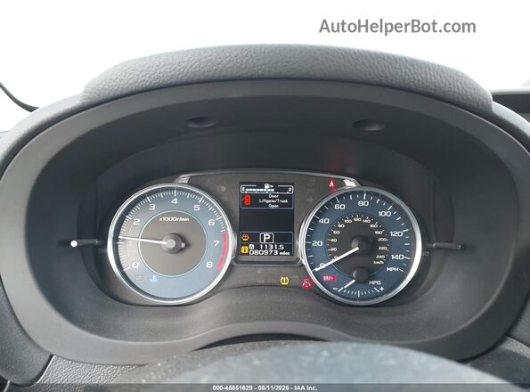 JF2GPALC0H8253131 2017 SUBARU CROSSTREK Silver Widok tylnych siedzeń