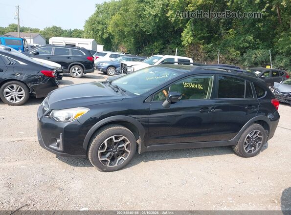 JF2GPALC1H8263926 2017 SUBARU CROSSTREK Black Սալոնի 360 աստիճան տեսք