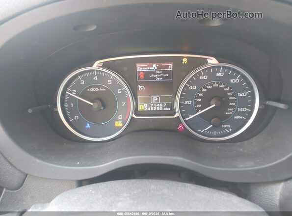 JF2GPALC1H8263926 2017 SUBARU CROSSTREK Black Հետևի նստատեղերի տեսք