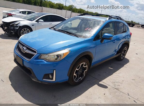 JF2GPALC2G8347946 2016 SUBARU CROSSTREK Blue Передня ліва чверть