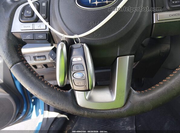 JF2GPALC2G8347946 2016 SUBARU CROSSTREK Blue Вид панелі приладів