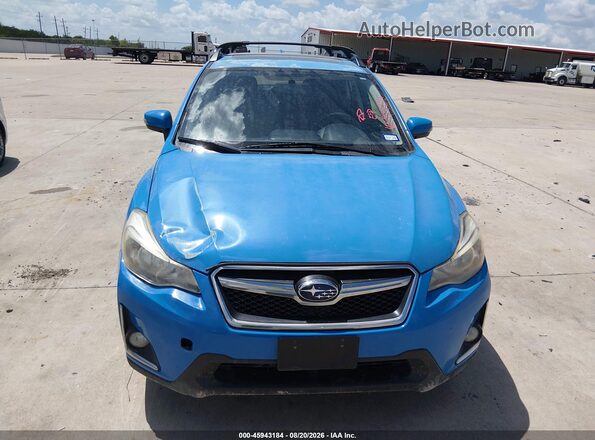 JF2GPALC2G8347946 2016 SUBARU CROSSTREK Blue Вид щитка приладів