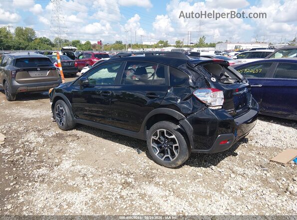 JF2GPALC6H8243123 2017 SUBARU CROSSTREK Black Trasero izquierdo