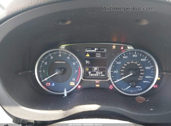 JF2GPALC8HH241650 2017 SUBARU CROSSTREK Gray Widok tylnych siedzeń