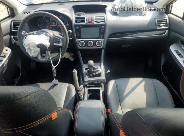 JF2GPANC0G8324307 2016 SUBARU CROSSTREK Silver Առջևի վահանակի տեսք