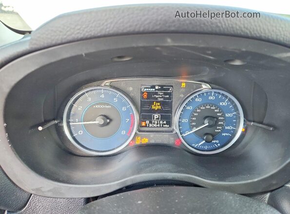 JF2GPANC0H8243129 2017 SUBARU CROSSTREK Silver Vista del cuadro de instrumentos