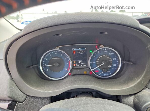 JF2GPANC0HH279113 2017 SUBARU CROSSTREK Beige Widok zestawu wskaźników