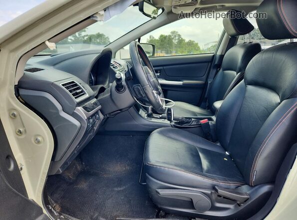 JF2GPANC0HH279113 2017 SUBARU CROSSTREK Beige Widok wnętrza z przodu
