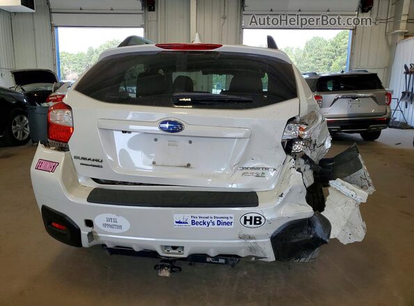 JF2GPANC1G8264876 2016 SUBARU CROSSTREK White უკანა ხედი