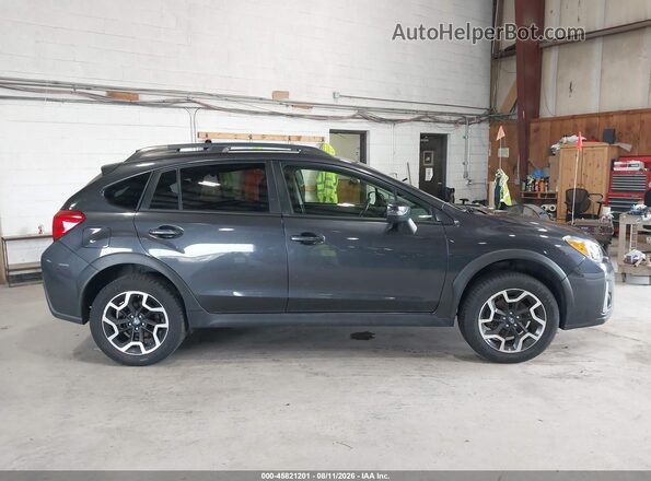 JF2GPANC1G8316913 2016 SUBARU CROSSTREK Gray Widok zestawu wskaźników