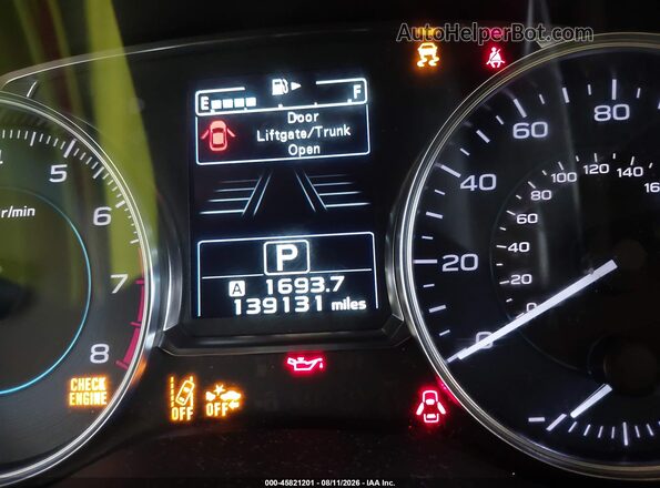 JF2GPANC1G8316913 2016 SUBARU CROSSTREK Gray Widok wnętrza 360 stopni