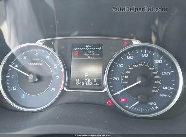 JF2GPANC1G8323599 2016 SUBARU CROSSTREK Silver 