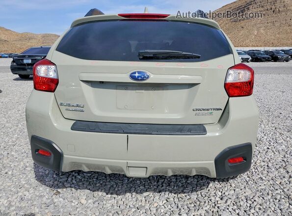 JF2GPANC1GH303126 2016 SUBARU CROSSTREK Cream Вид ззаду