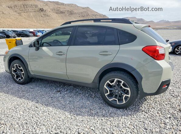 JF2GPANC1GH303126 2016 SUBARU CROSSTREK Cream Задня ліва чверть
