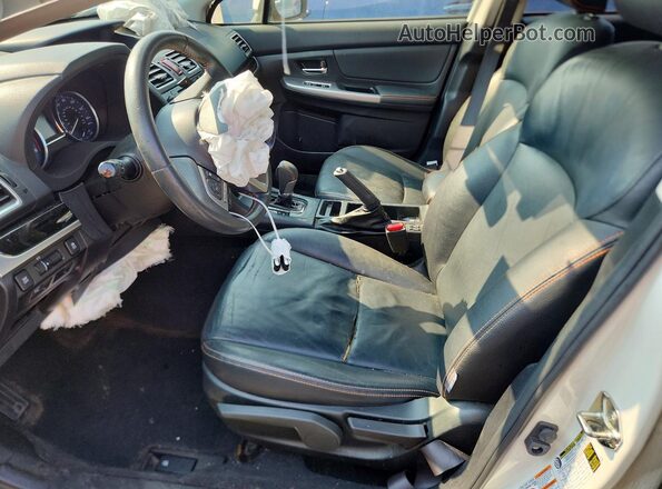 JF2GPANC1H8246301 2017 SUBARU CROSSTREK White წინა სალონის ხედი