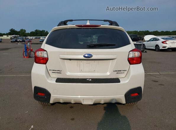 JF2GPANC1H8246301 2017 SUBARU CROSSTREK White უკანა ხედი
