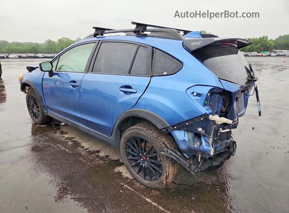 JF2GPANC2H8226672 2017 SUBARU CROSSTREK Blue Trasero izquierdo