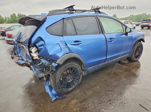 JF2GPANC2H8226672 2017 SUBARU CROSSTREK Blue Trasero derecho